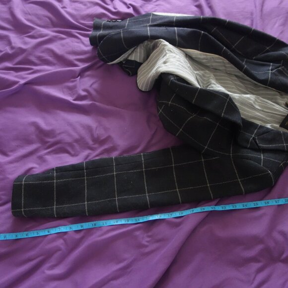 Zara Basic Glen 534 Made in Morocco 170/88A Size M Blazer - Picture 5 of 16